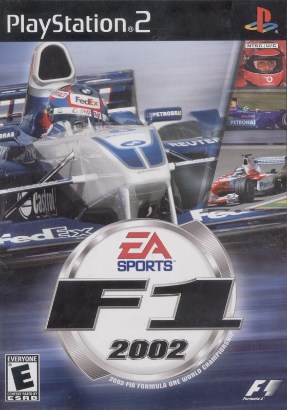 F1 2002 box art for Playstation 2